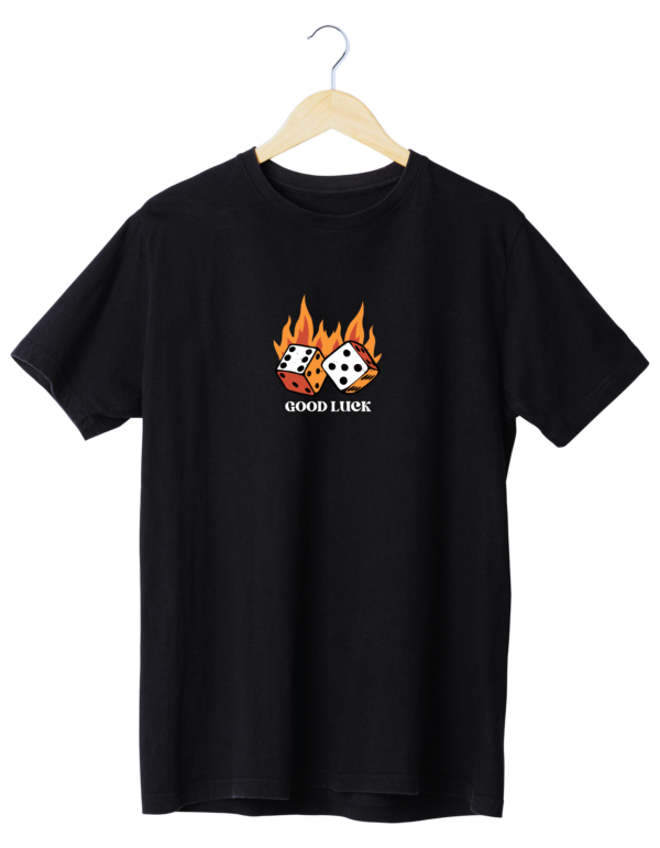 BROCULT FOR INSTA POSTS (67) Fiery Fortune Good Luck Men's T-Shirt