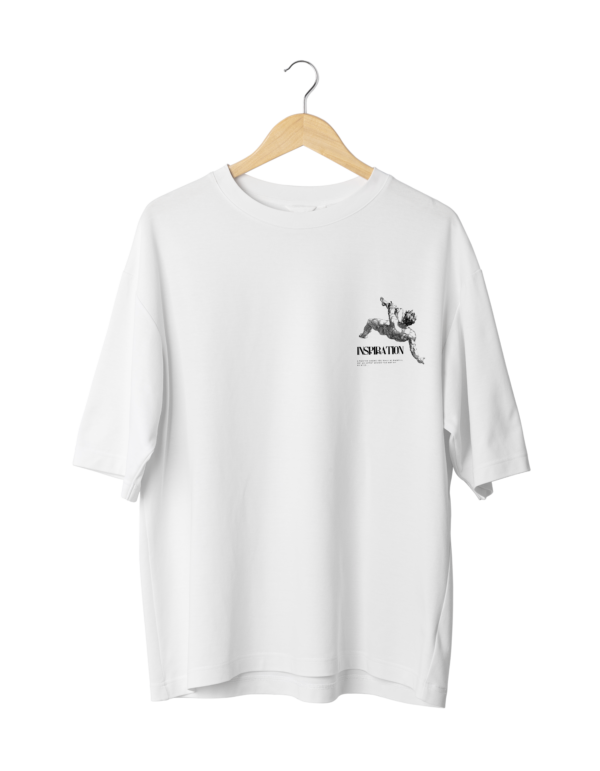395 Inspiration Unisex White T-Shirt (Oversized)