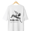 396 Inspiration Unisex White T-Shirt (Oversized)