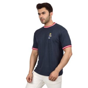 DSC_4443 Men's Crew Neck T-shirt (Navy Blue)