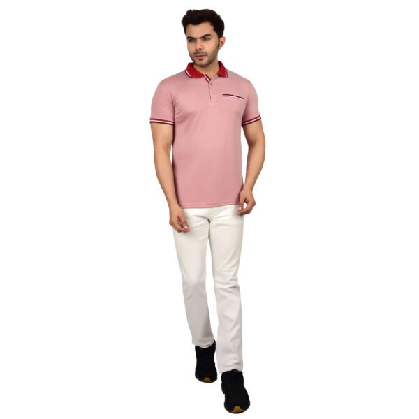 DSC_4483 Men's Polo T-shirt (Pink)