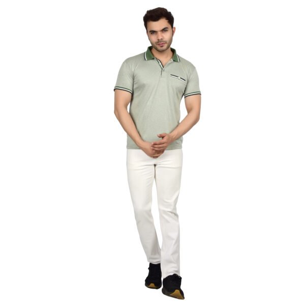 DSC_4492 Men's Polo T-shirt (Light Green)