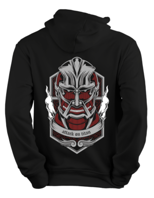 137 Attack on Titan Mask Hoodie