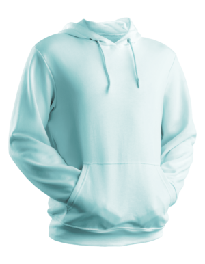 36 Skyline Solid Aqua Hoodie
