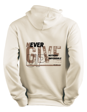 121 Never Give Up Hoodie - Regular Fit