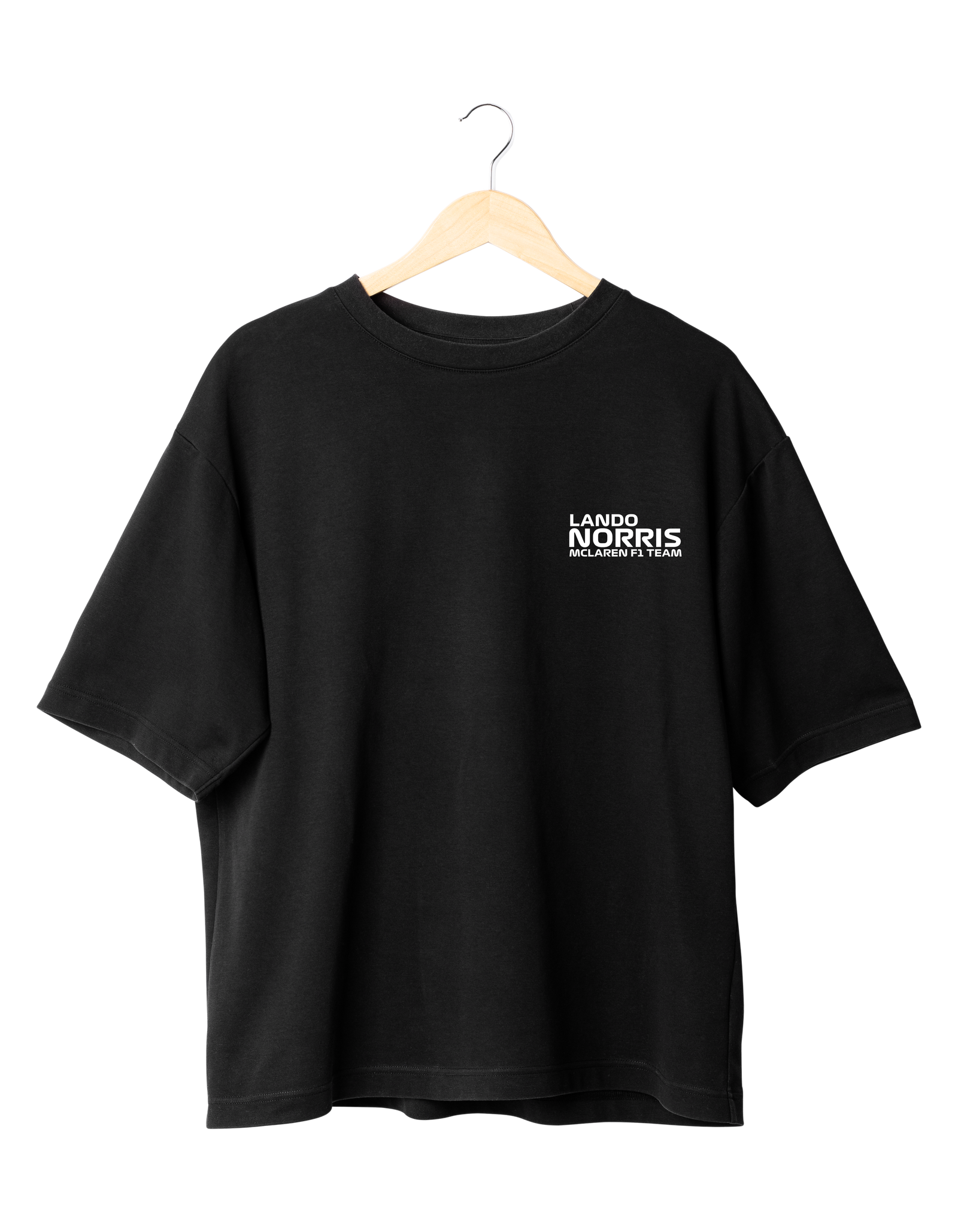 Lando Norris McLaren F1 T-Shirt with racing car and motorsport graphics
