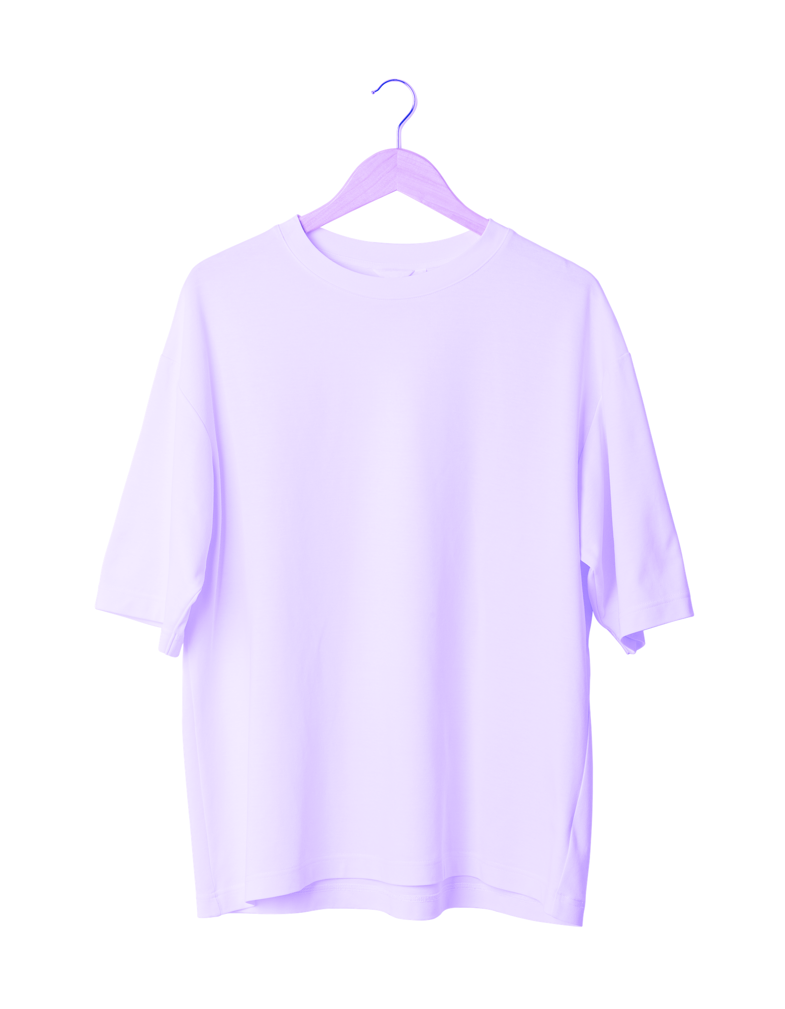 Lavender Solid T-Shirt (Front) Lavender Solid T-Shirt (Front)