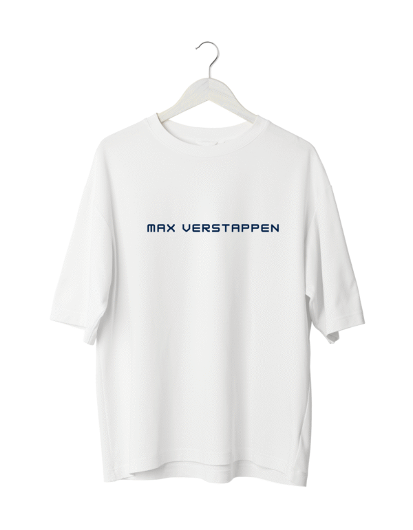 Verstappen Red Bull RB20 Graphic T-Shirt WHITE | OVERSIZED