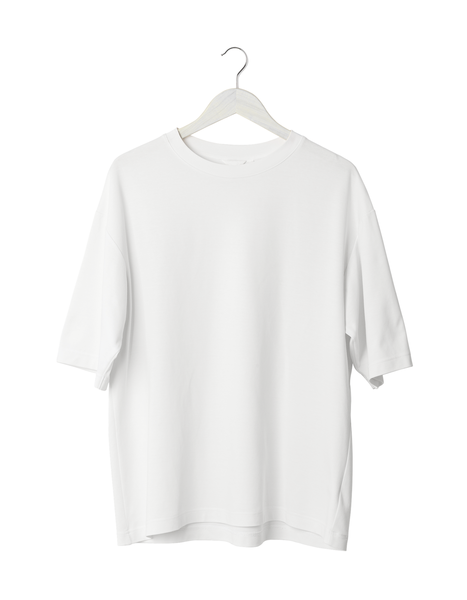 White Solid T-Shirt (Front) White Solid T-Shirt (Front)