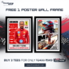 Formula 1 Free Poster 3 Tees Formula 1 Free Poster 3 Tees
