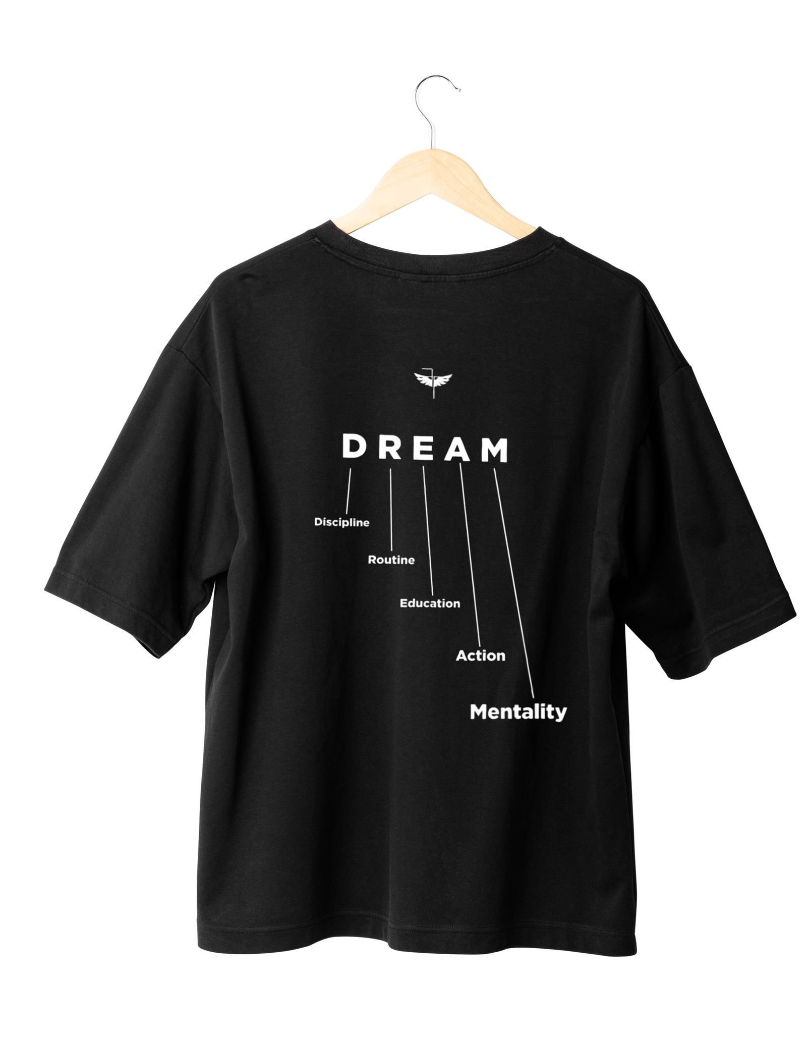 SHOWDOWN 2 BLACK (7) Dream T-Shirt Black (Oversized)